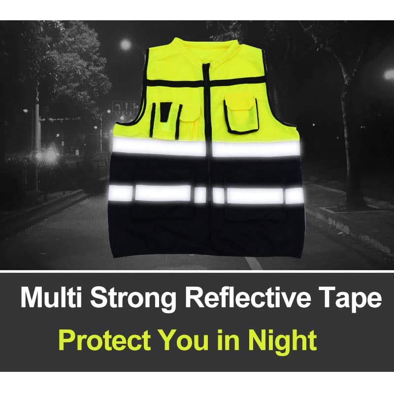 Breathable Public High Visibility Safety Reflective Vest