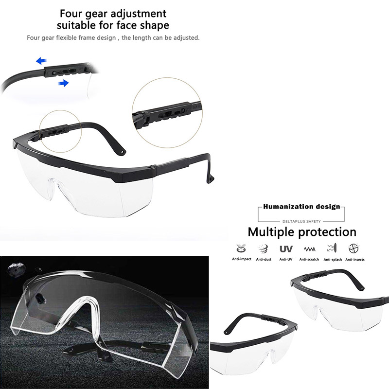 retractable safety goggles glasses