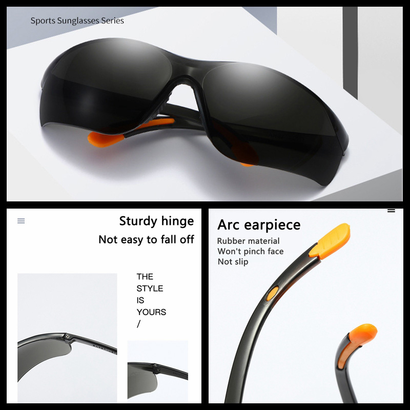 Construction anti uv anti slip goggles safety glasses