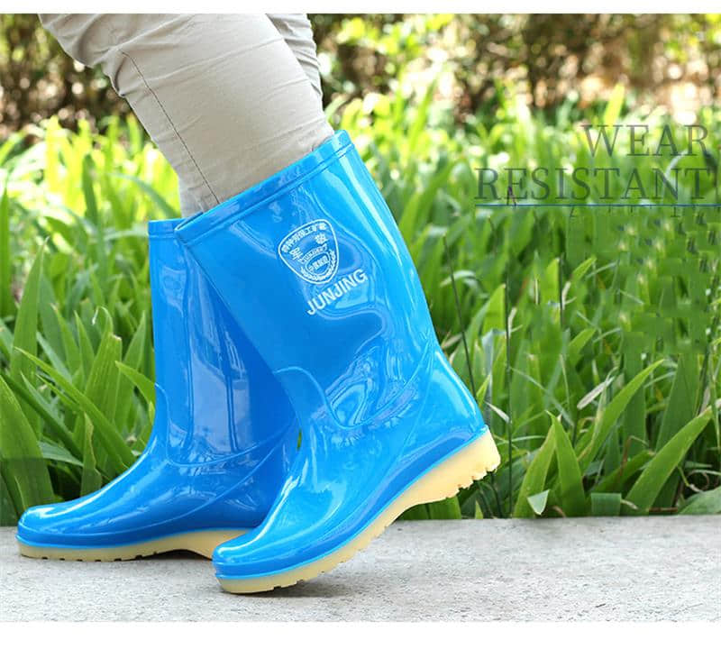anti slip shot rain boots