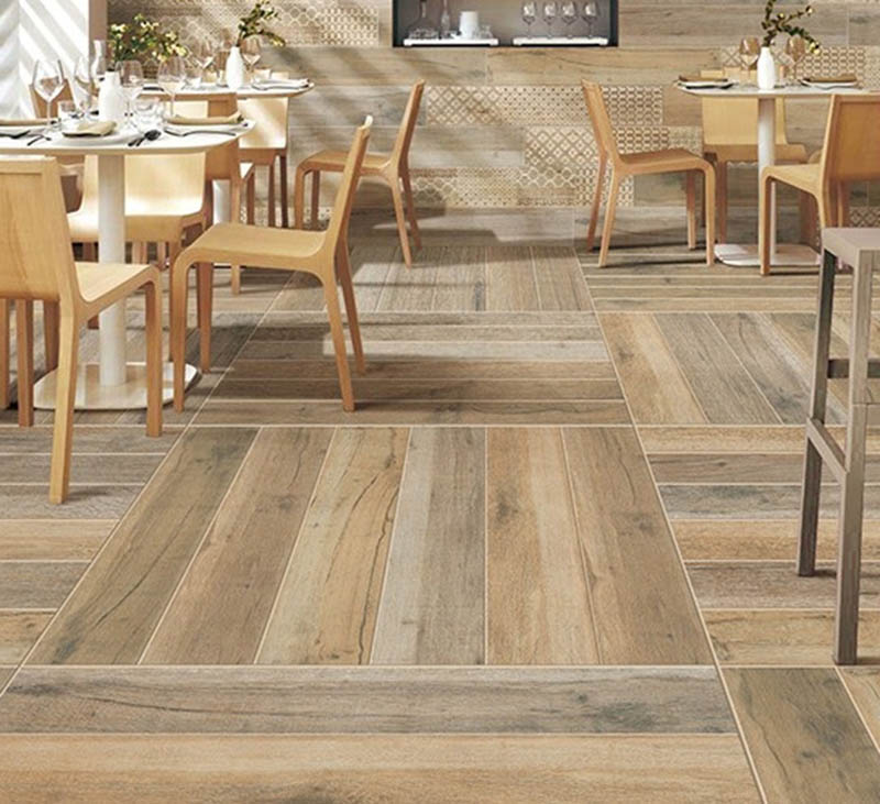 Wood Texture Floor Tile