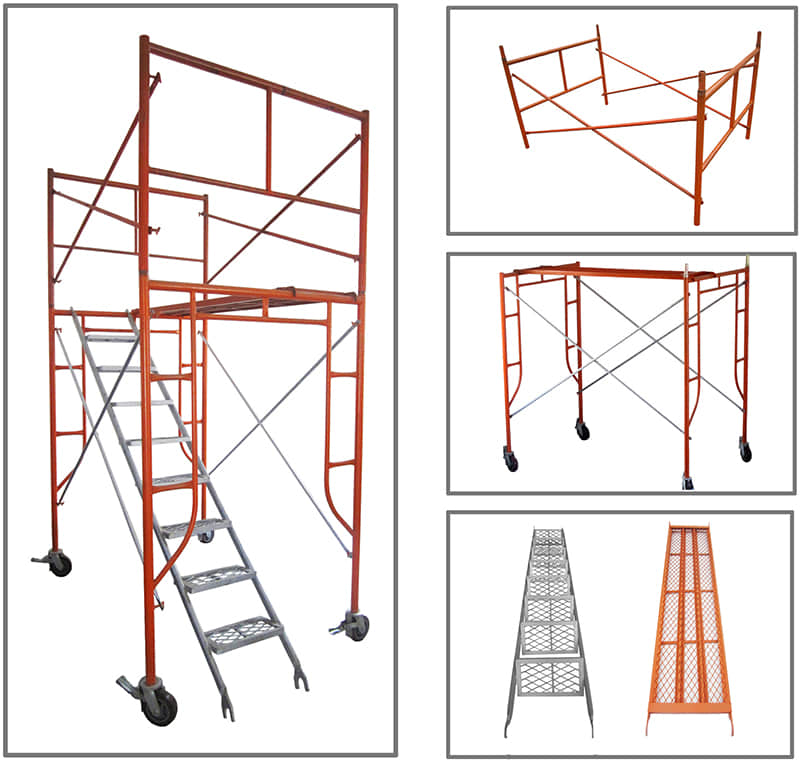Fast assembly Ladder Frame scaffolding