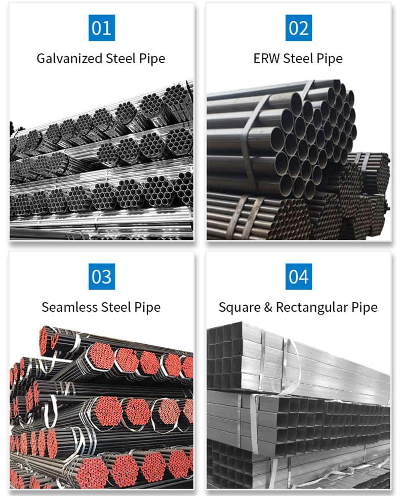 construction round steel pipe