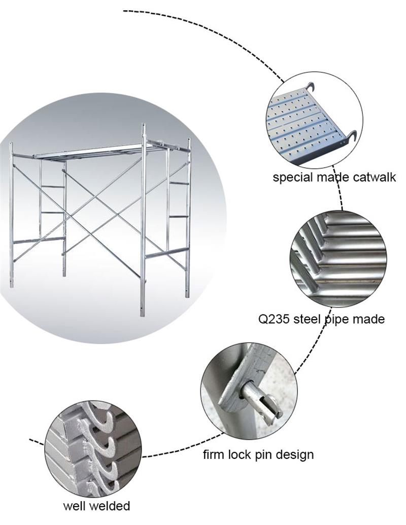Modular Ladder Frame Scaffolding