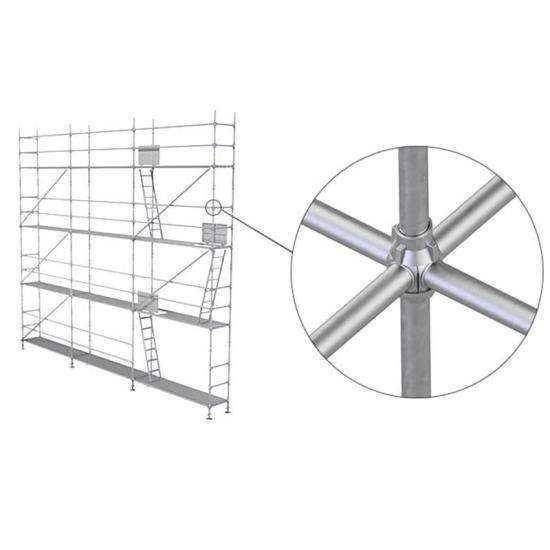 Galvanized cuplock scaffolding