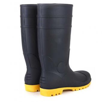 men rubber safety rain boots