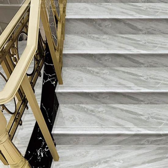 Flor Tiles On Stairs