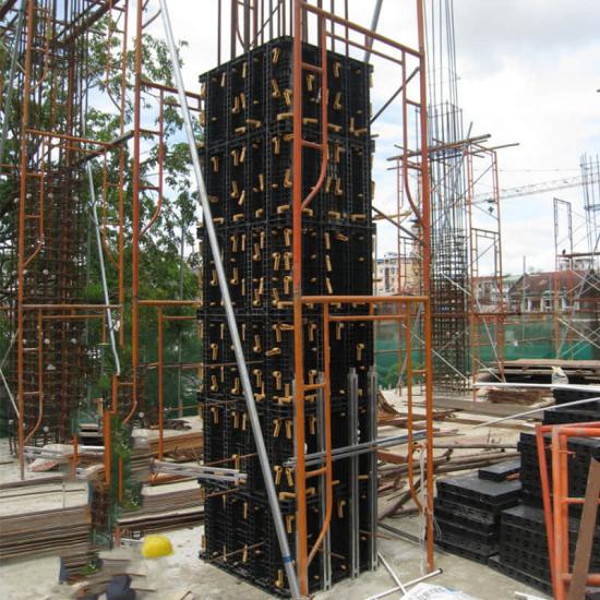 Construction pvc plastic Column formworks