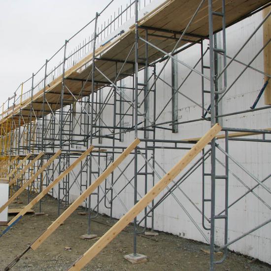 Galvanized H frame scaffolding